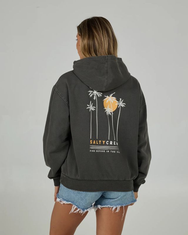 Salty Crew Palms Hoody - Faded Black