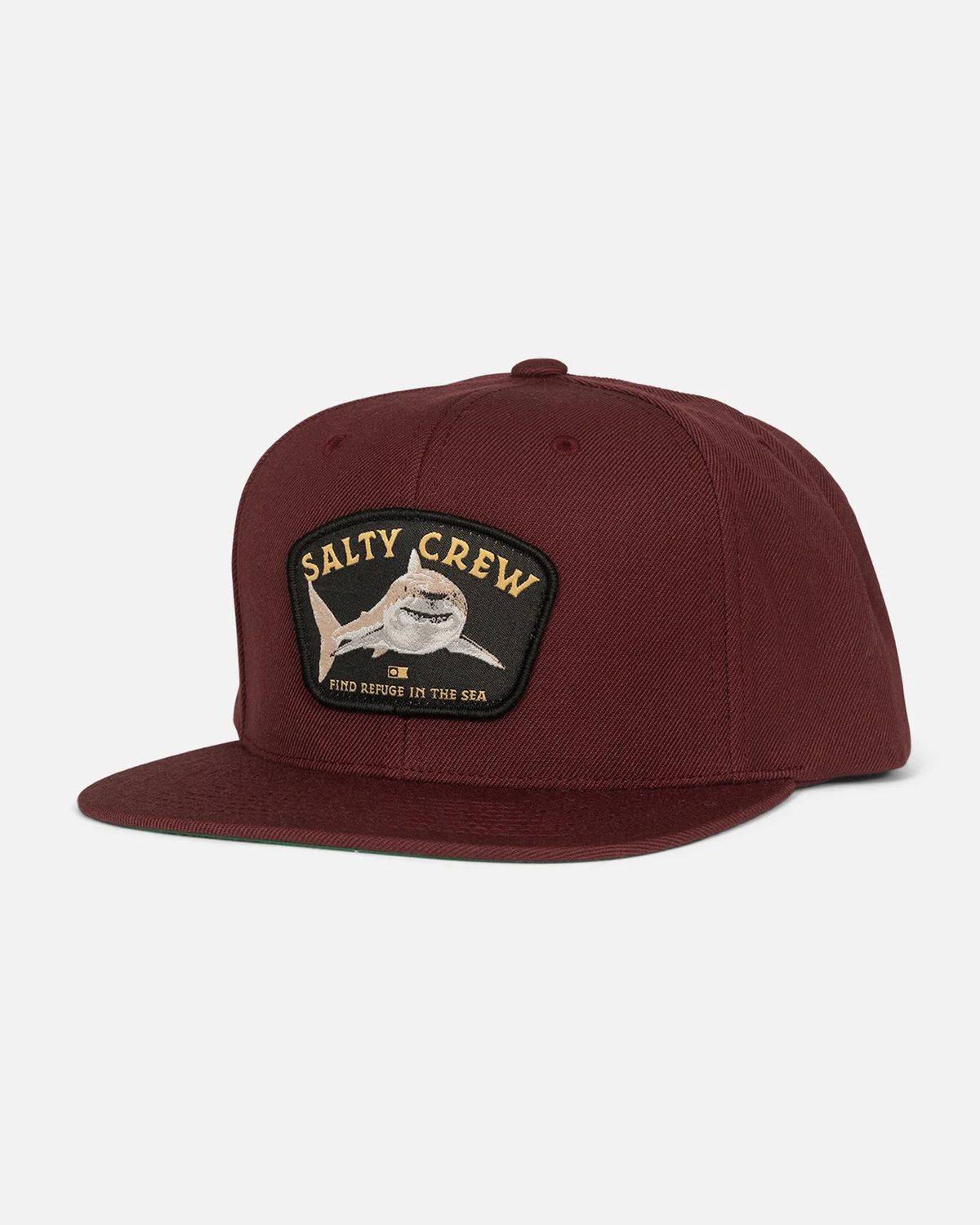 Salty Crew Lurking 6 Panel- Burgundy, Size: OS