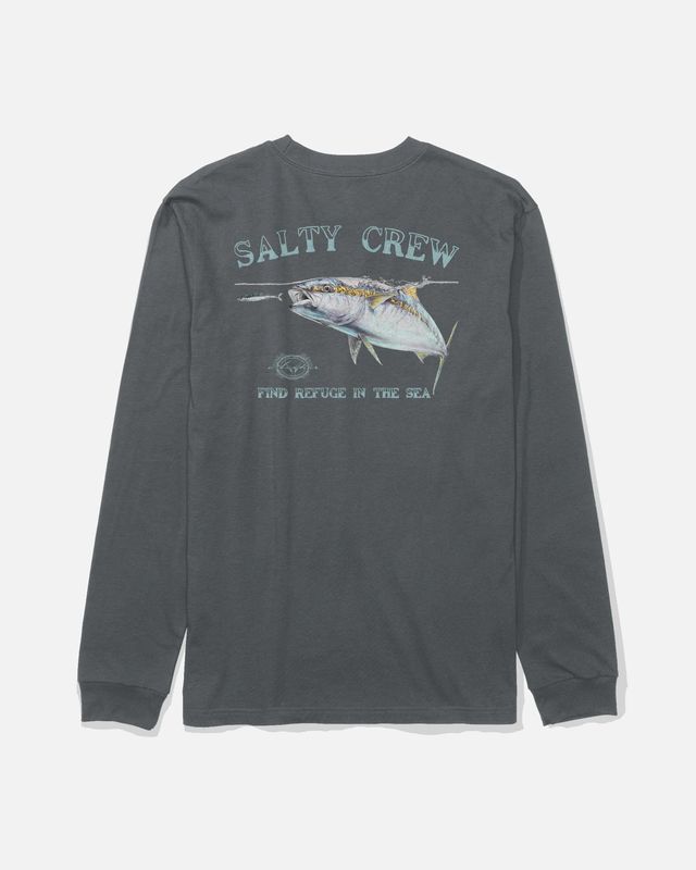 Salty Crew Surface L/S Tee - Charcoal