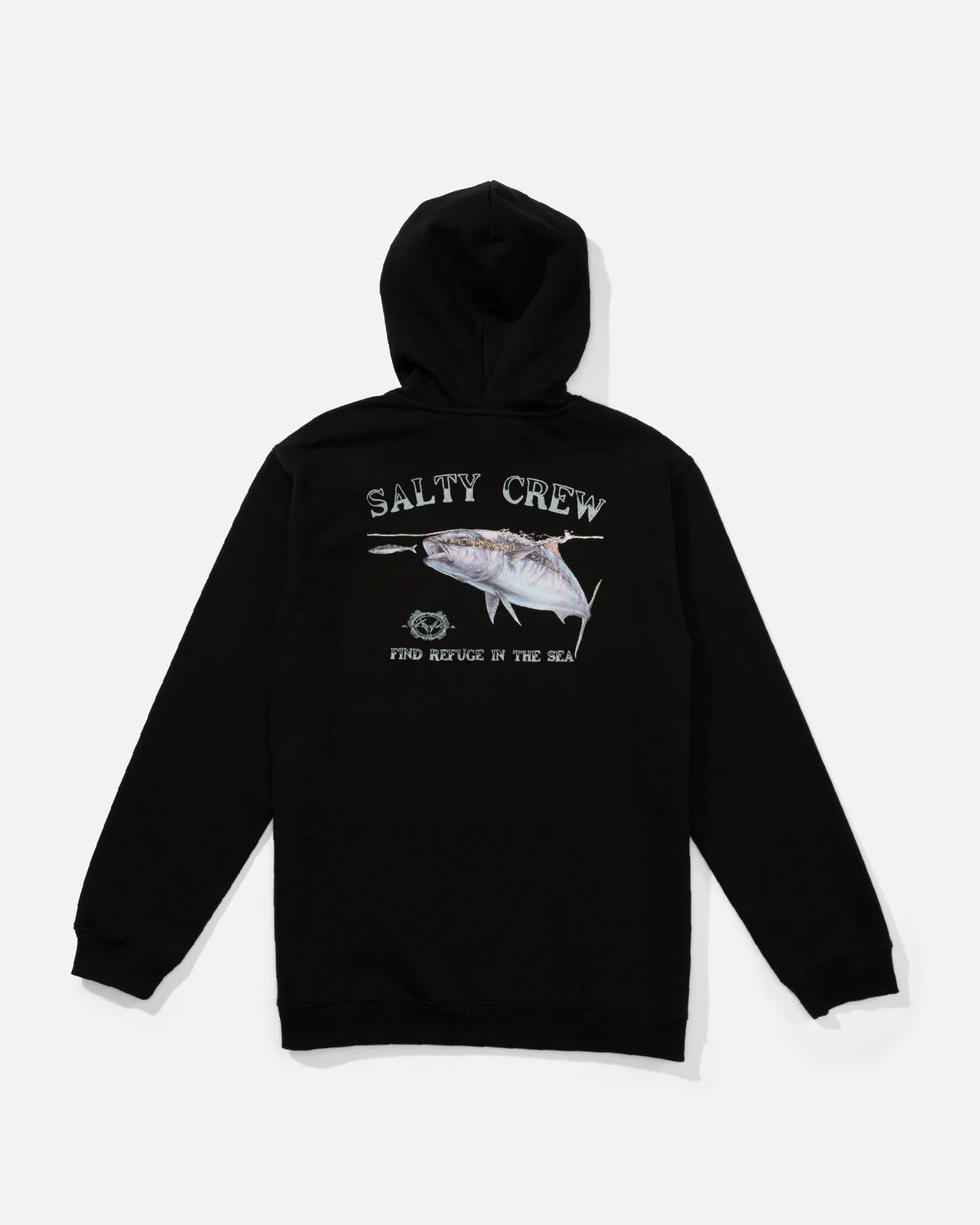 Salty Crew Surface Fleece Pullover - Blk, Size: S