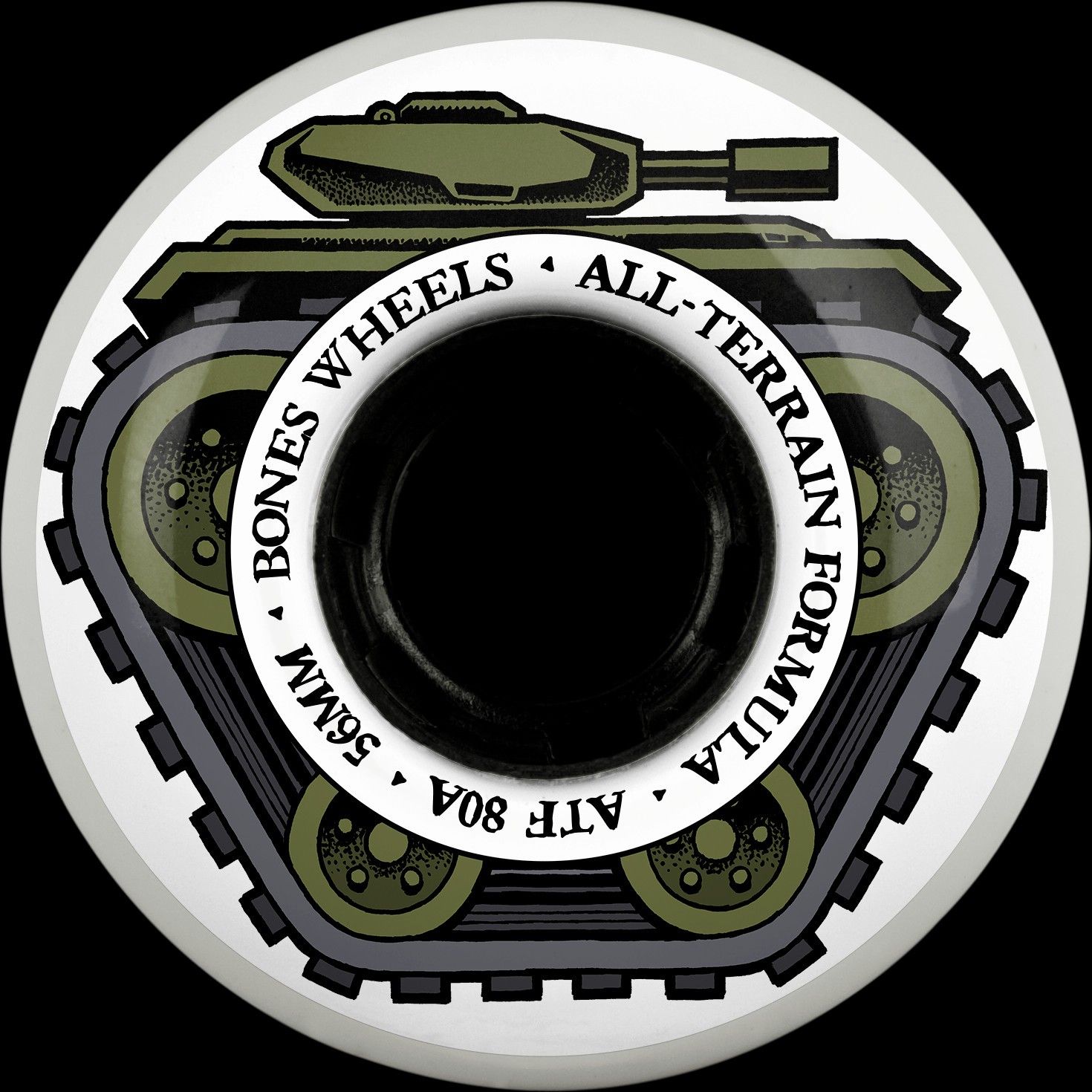 Bones All Tank 56mm All Terrain Formula 80A, Size: 56mm