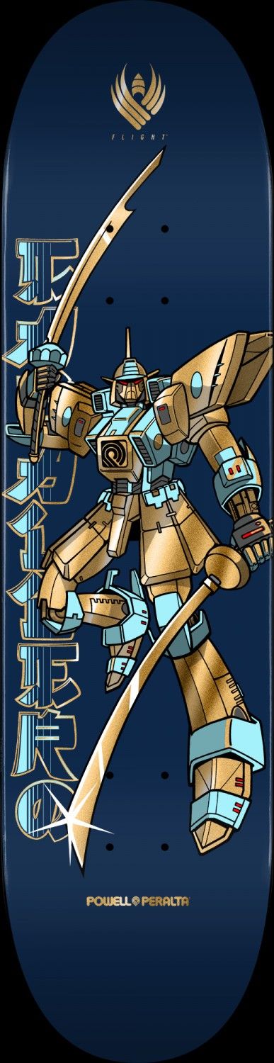 Powell Peralta Pro Flight Cab Gundam 8.5 Deck, Size: 8.5