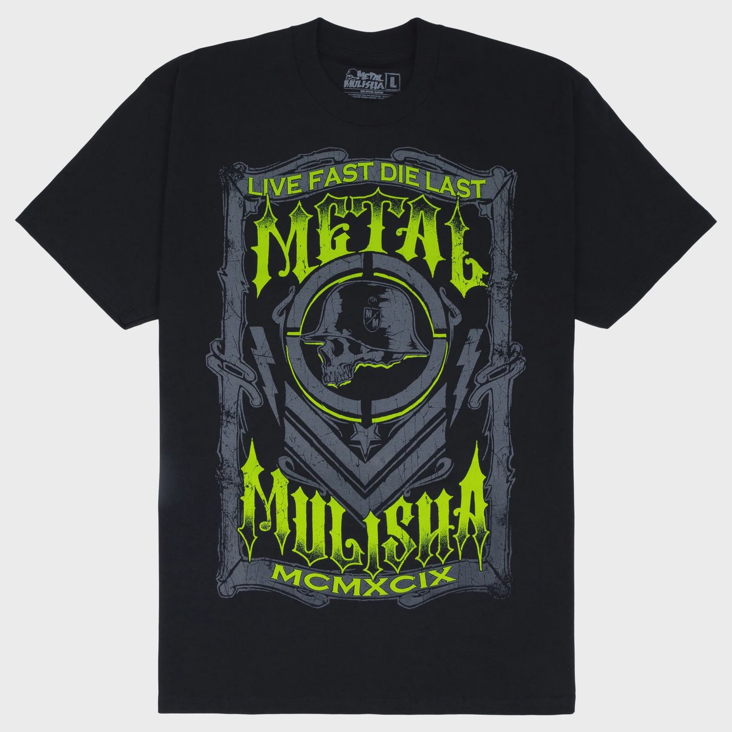 Metal Mulisha Live Fast Tee, Size: L
