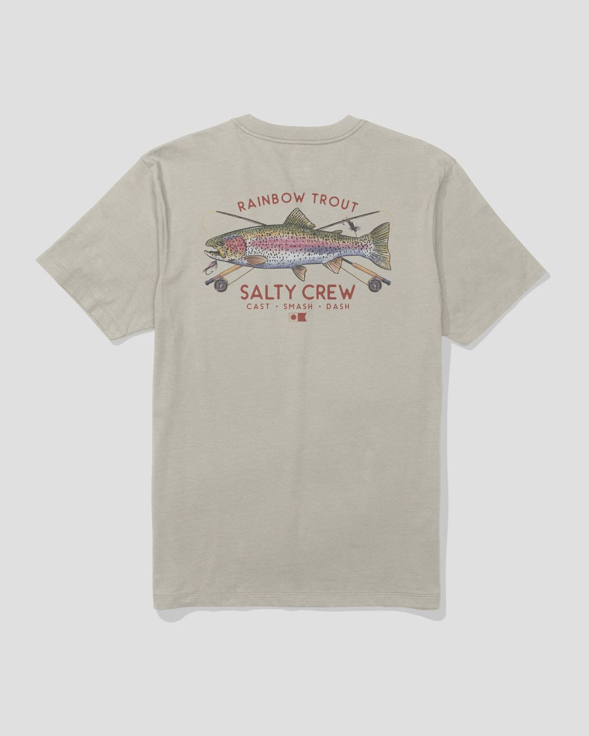 Salty Crew Trout Mount S/S - Bone, Size: S