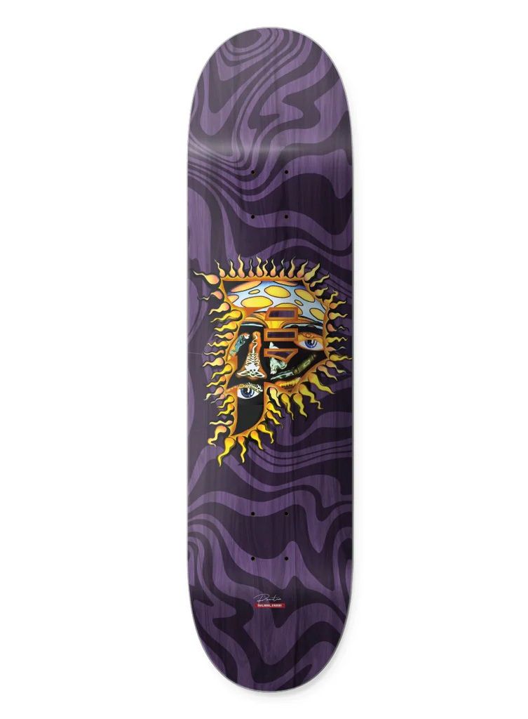 PRIMITIVE X Sublime Dirty P Sun Purple Deck - 8.62, Size: 8.62