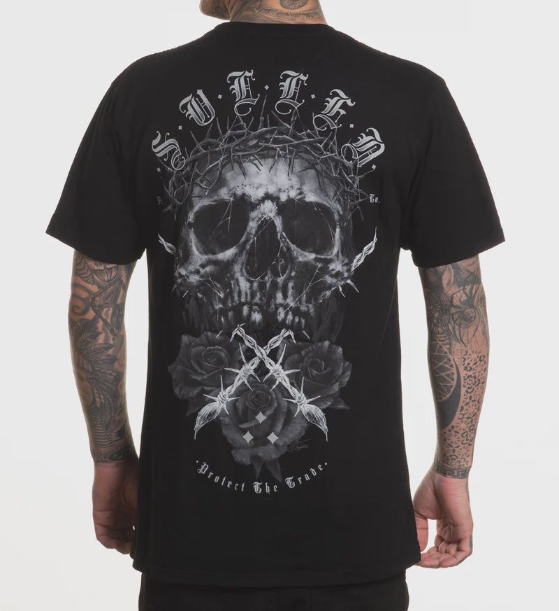 Sullen The Darkness S/S Tee - Jet Black, Size: S