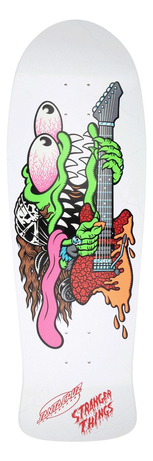 Santa Cruz x Stranger Things Meek Slasher Eddie Reveal 10.1 Deck, Size: 10.1