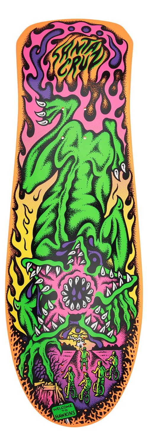 Santa Cruz x Stranger Things Salba Demogorgon 10.3 Deck, Size: 10.3