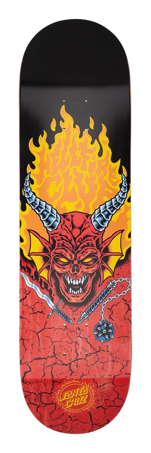 Santa Cruz x Stranger Things Hellfire Club 8.25 Deck, Size: 8.25