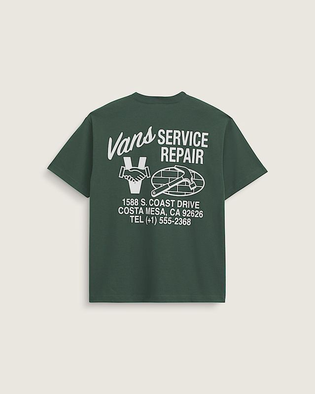 Vans Service Repair SS Tee - Dried Kelp