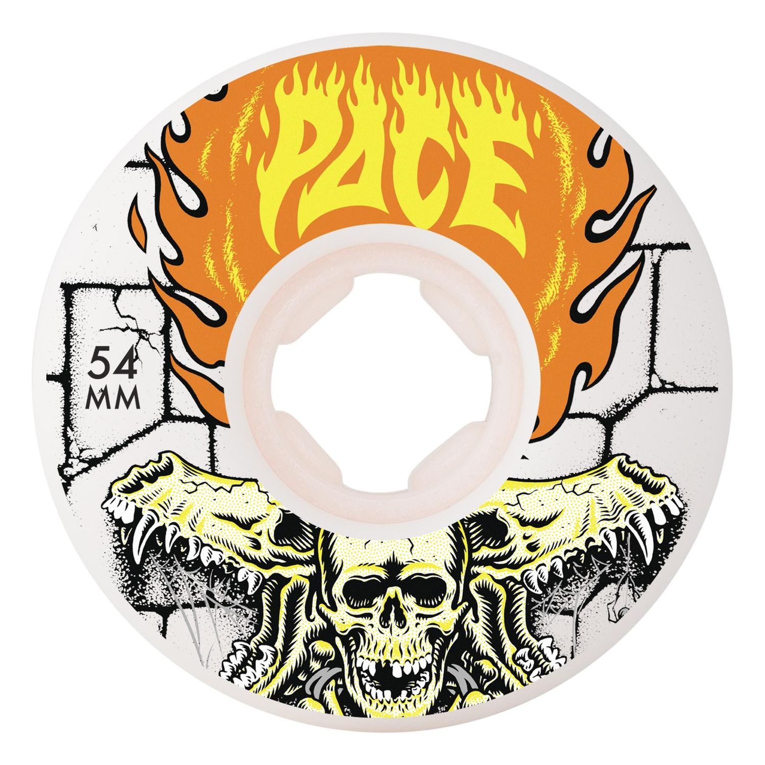 OJ Rob Pace Dungeon 54mm Elite Chubbies 101a White, Size: 54mm