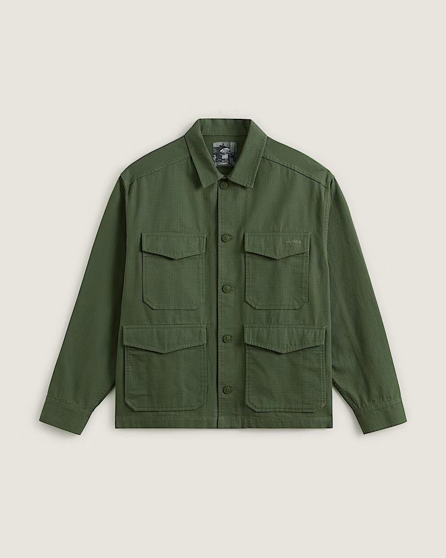 Vans Skate Atiba Military Overshirt, Size: S