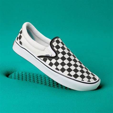 Comfycush Slip-On Checkerboard Shoe, Color: CHECKERBOARD, Size: 7.0