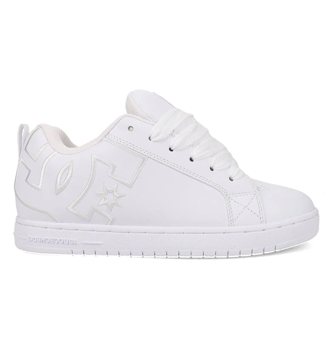 DC Court Graffik White White, Size: 8.0