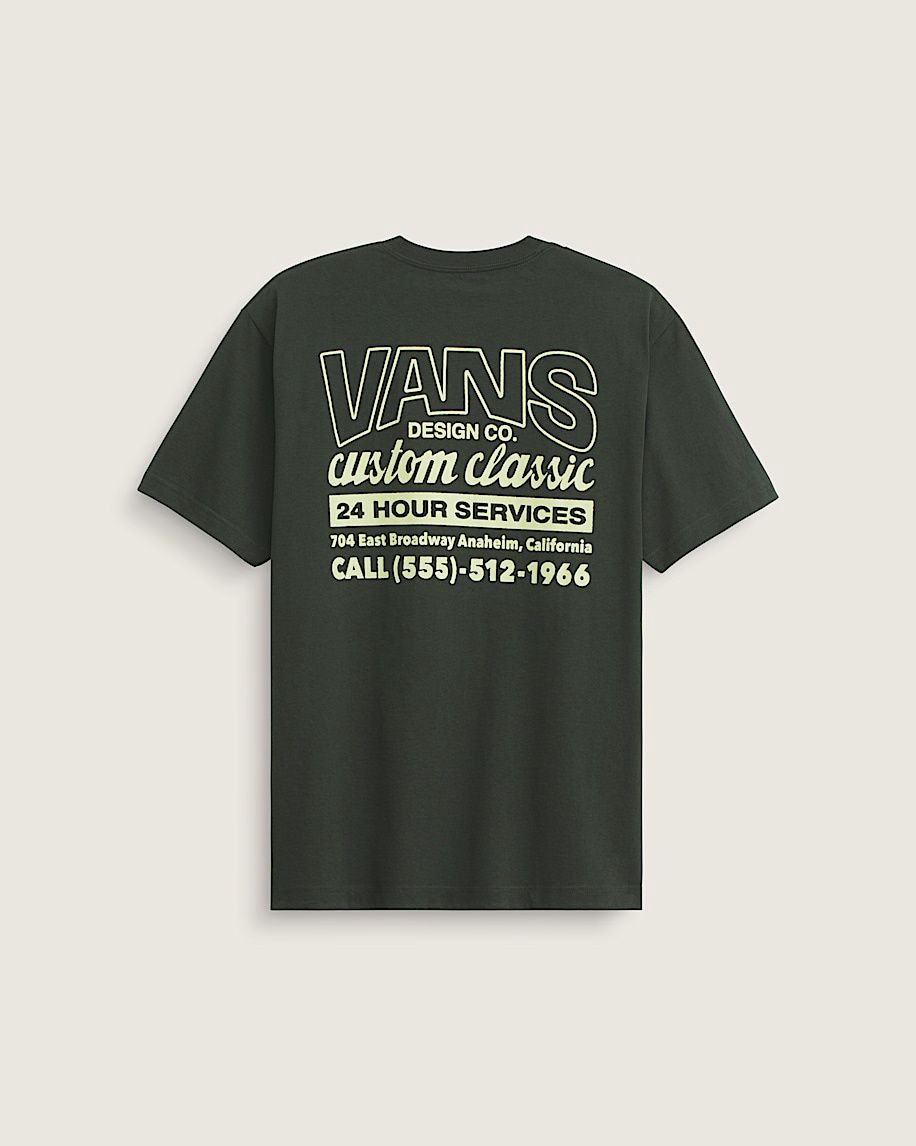 Vans Shop Front SS Tee - Dried Kelp, Size: S