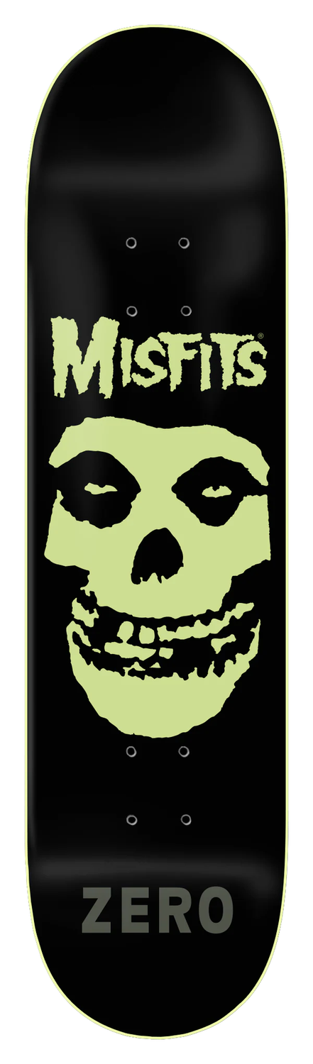 Zero Fiend Skull 8.5 GITD DIP Deck, Size: 8.5