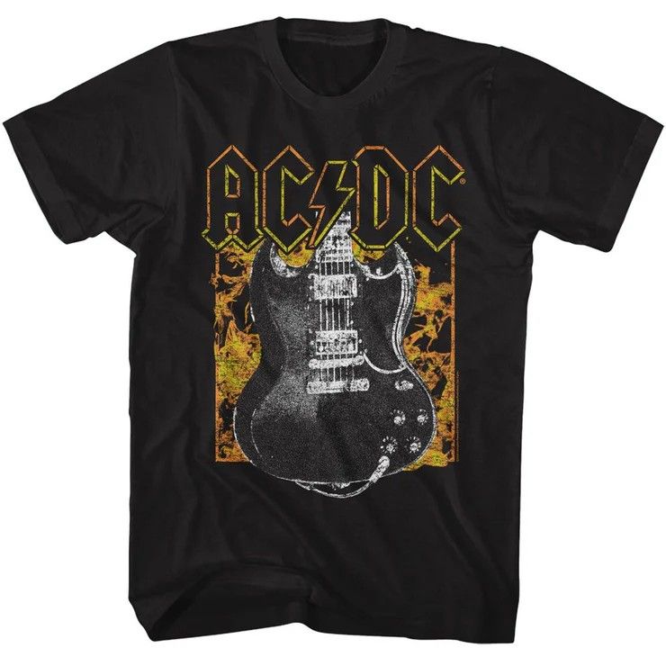 AC/DC Fire and Guitar
