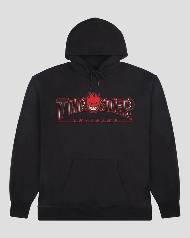 THRASHER SPITFIRE BIG HEAD OUTLINE HOODIE
