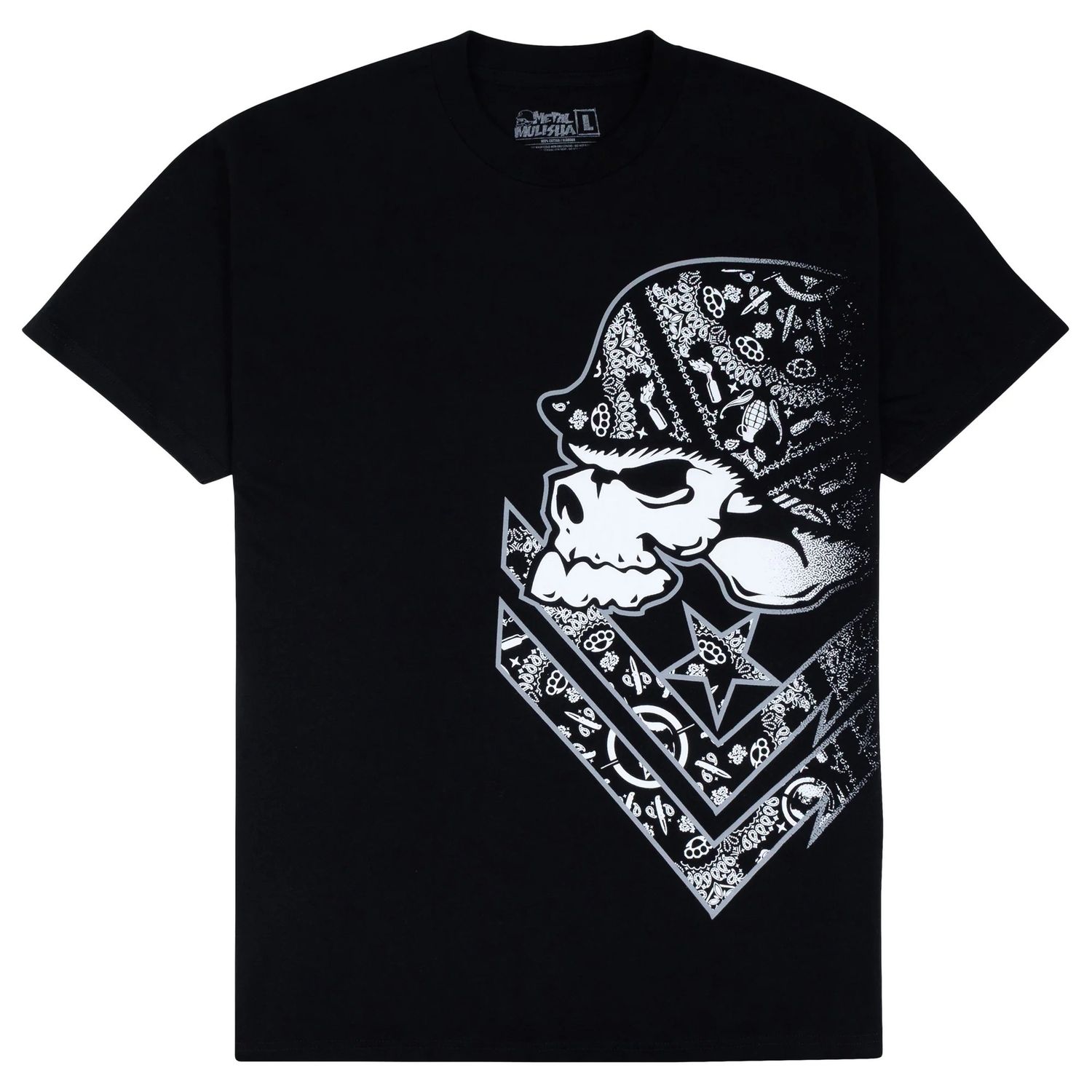 Metal Mulisha Guard Tee - Black, Size: M