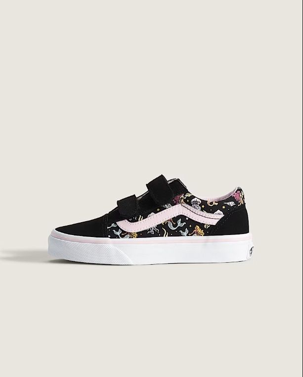 Vans Old Skool V Glow Mermaid Black/ Pastel Pink