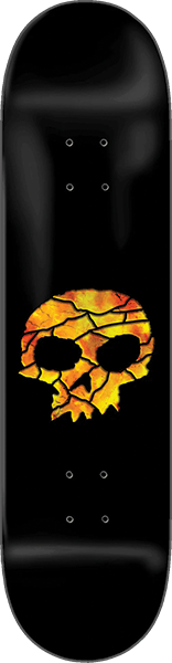 Zero Stained Glass Skull 8.25 Deck, Size: 8.25