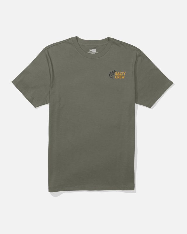 Salty Crew Bait Shop S/S Tee - Dusty Olive