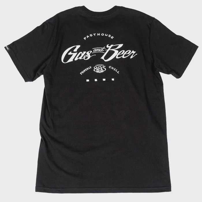 Fasthouse Movement Midweight S/S Tee - Black, Size: S