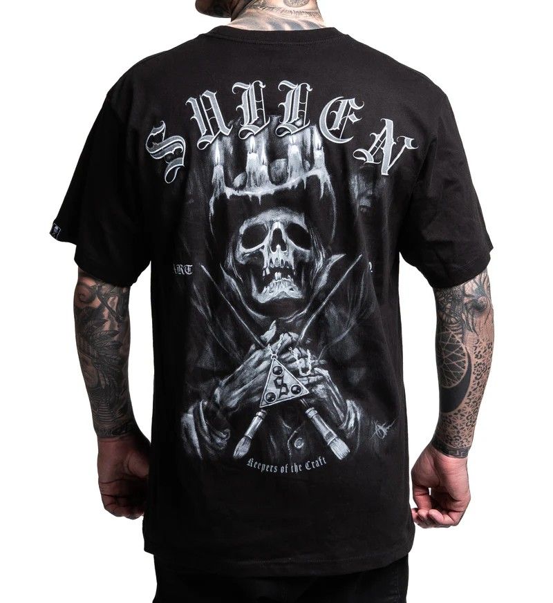 Sullen Keepers Badges S/S Tee - Black, Size: S