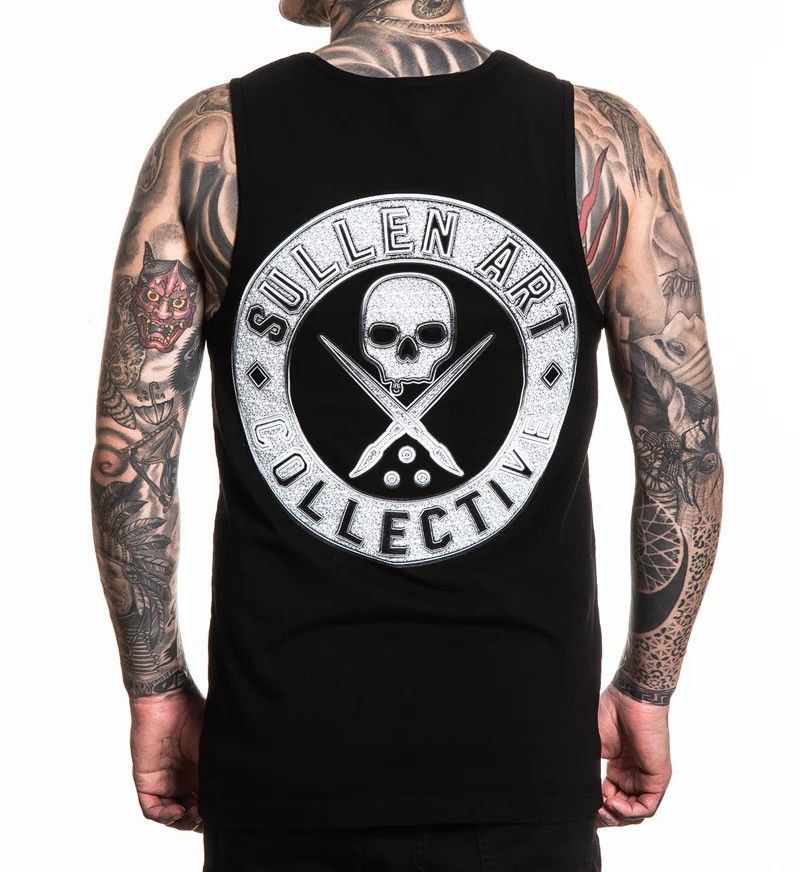 Sullen Iced Boh Tank - Black, Size: S