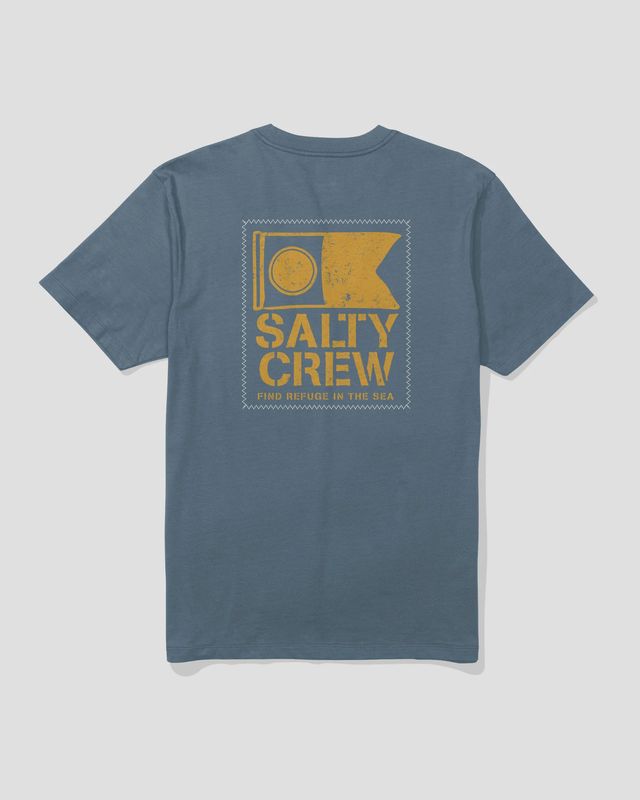 Salty Crew Stitched SS Tee - Slate