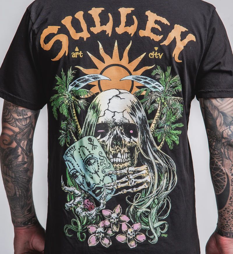 Sullen Hard Gamble S/S Tee - Marron, Size: S
