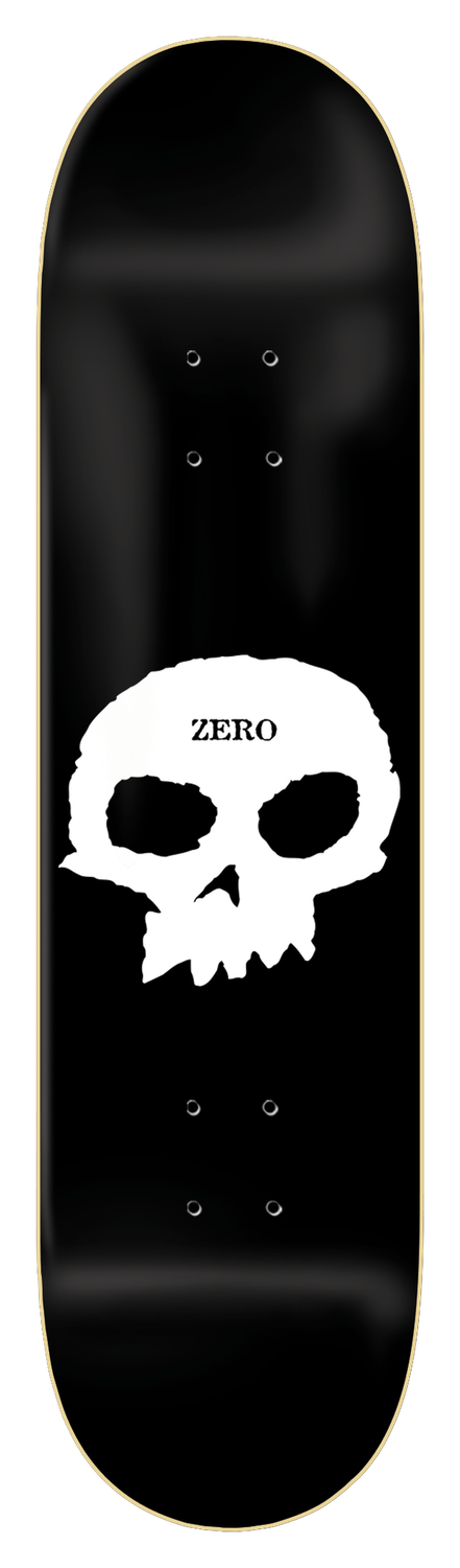 Zero Single Skull 8.0 Deck, Size: 8.0
