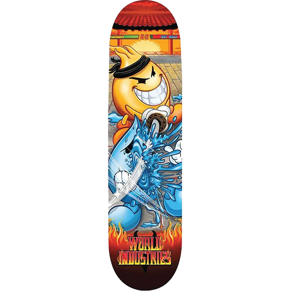 World Industries World Kombat Deck 8.25, Size: 8.25