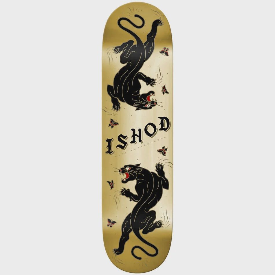 Real Ishod Catscratch DBX Twin Tail Foiled Deck 8.25, Size: 8.25