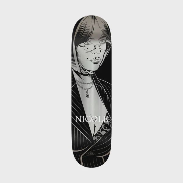 Real Nicole Crush Twin Nose Foil Deck 8.5, Size: 8.5