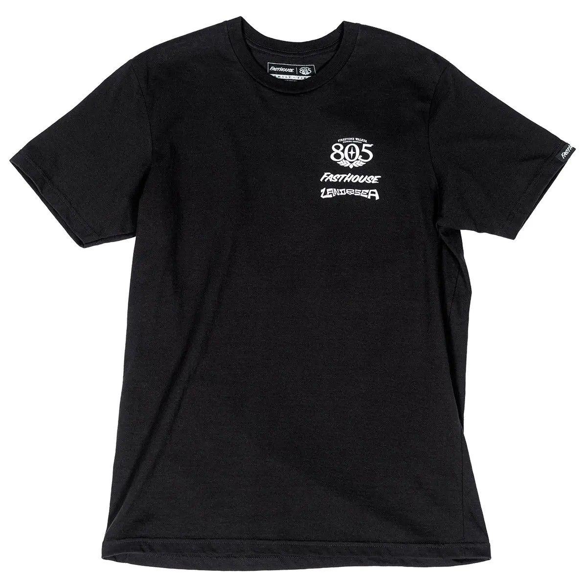 Fast House 805 Land &amp; Sea S/S Tee - Black, Size: S