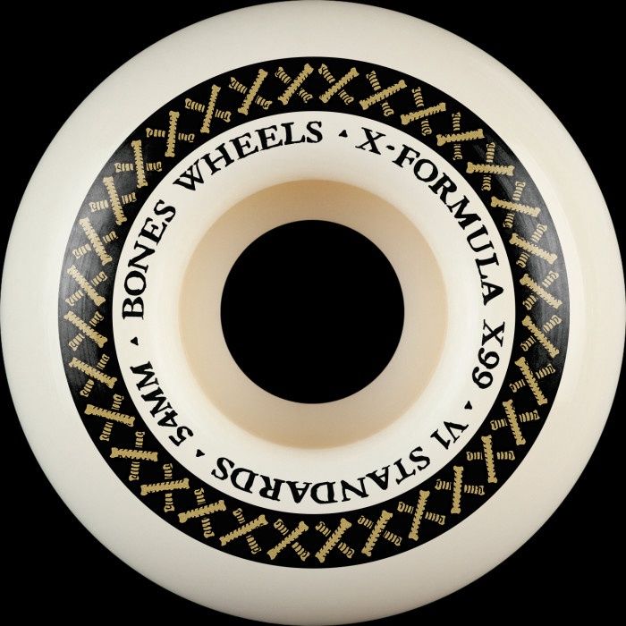 BONES X-Formula Wheels XF 54 V1 STANDARDS X99 4PK, Size: 54mm