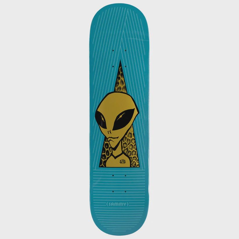Alien Workshop Montano Visitor Gold Teal Deck 8.0, Size: 8.0
