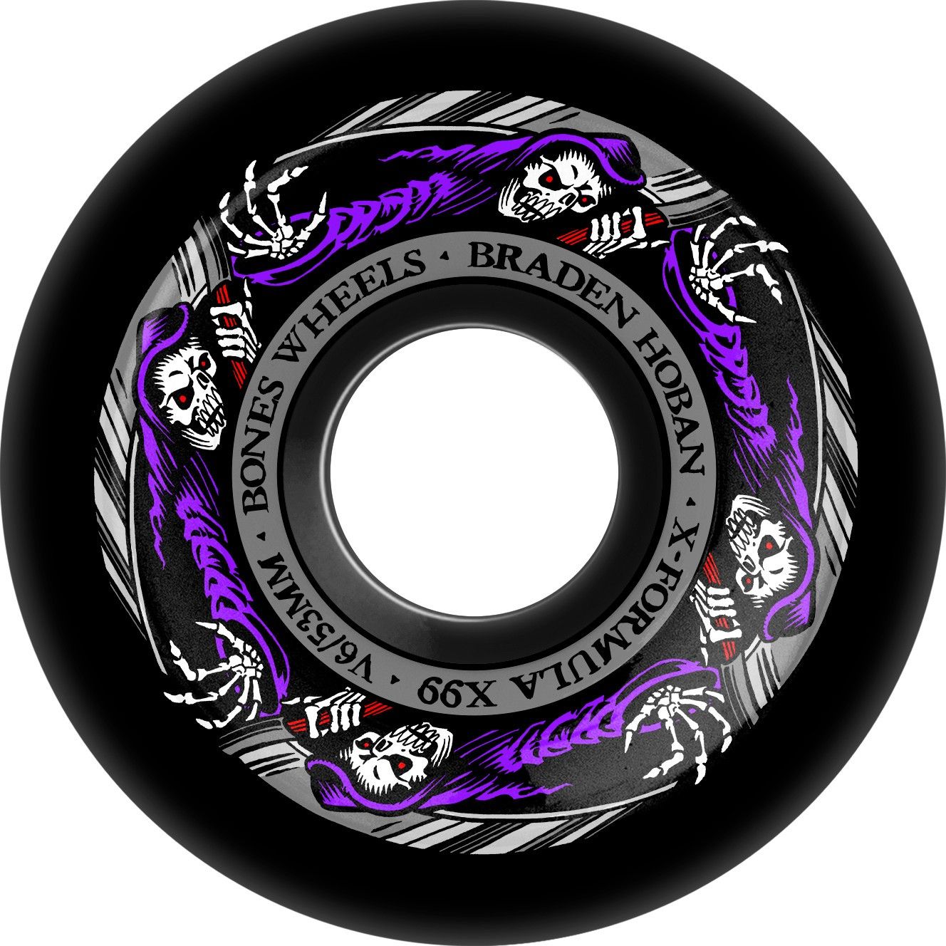 Bones Hoban Reaper 53mm V6 Wide Cut X-Formula 99a, Size: 53mm
