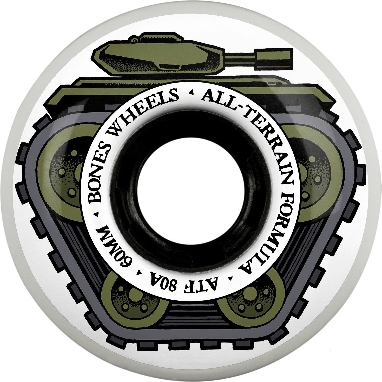 Bones All Tank 60mm All Terrain Formula 80a, Size: 60mm