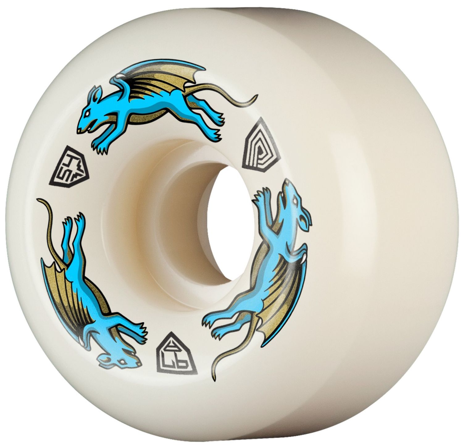 Powell Peralta Dragon Formula 54mm 97a Nano Rat, Size: 54mm