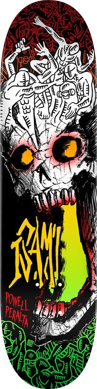 Powell Peralta Isamu Yamamoto Skull 8.0 Deck