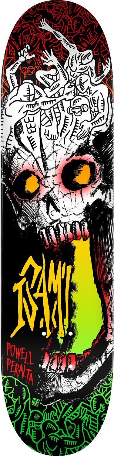 Powell Peralta Isamu Yamamoto Skull 8.0 Deck, Size: 8.0