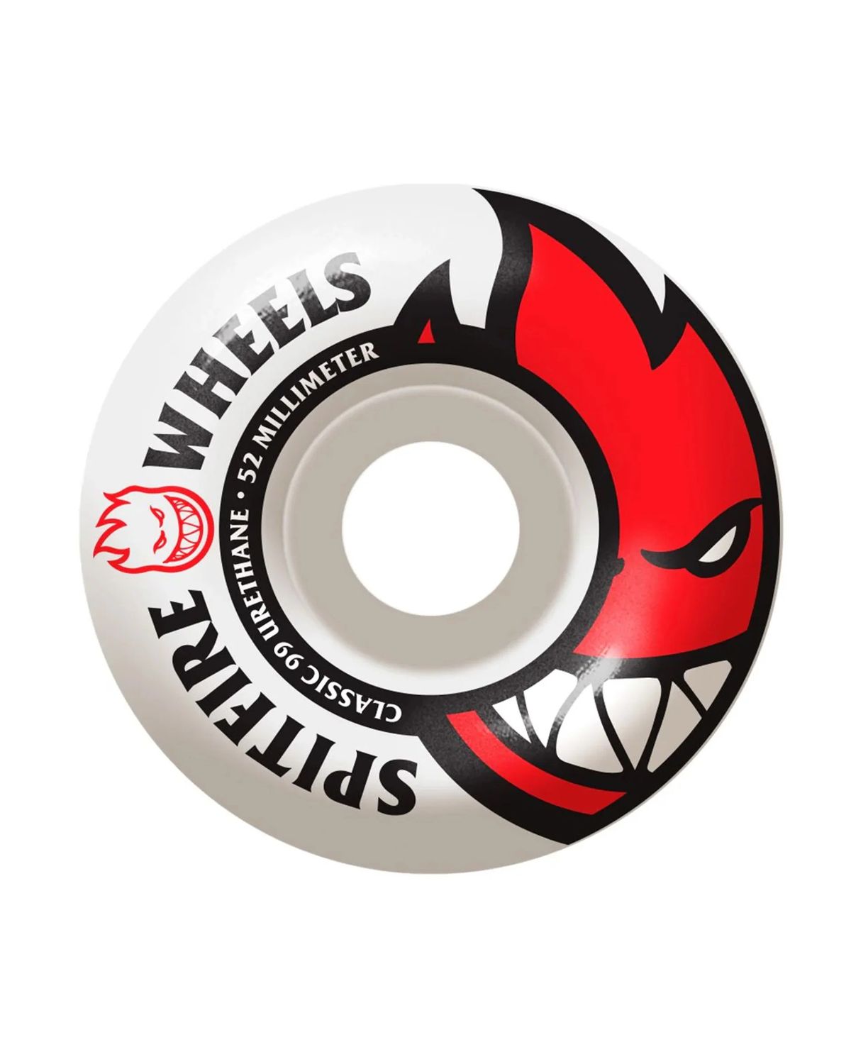 Spitfire Bighead 52mm 99a - Wht Red, Size: 52mm