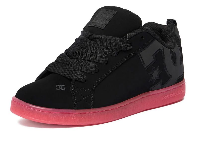 DC Court Graffik - Black/ Pink