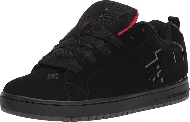 DC Court Graffik - Blk Blk Red