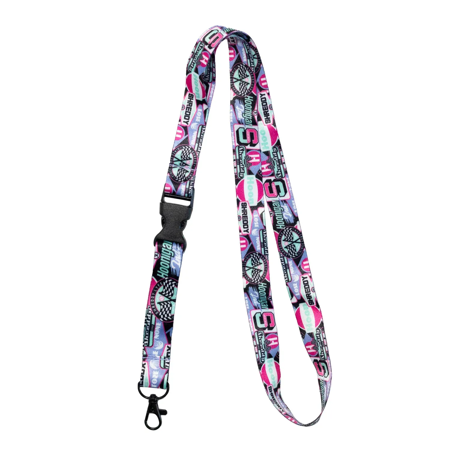 Hoonigan Lanyards, Color: BLACK
