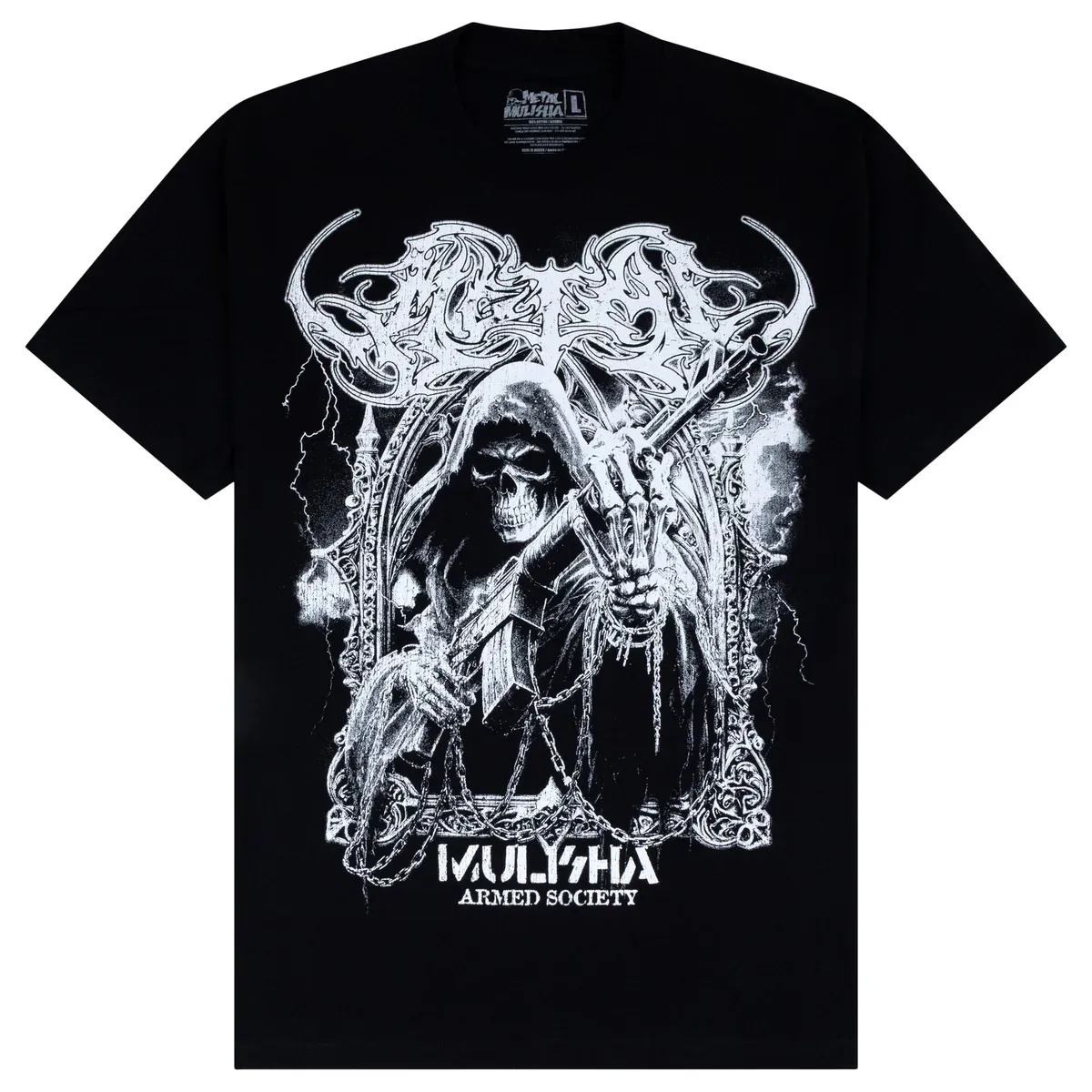 Metal Mulisha Death Dealer S/S Tee - Black, Size: S
