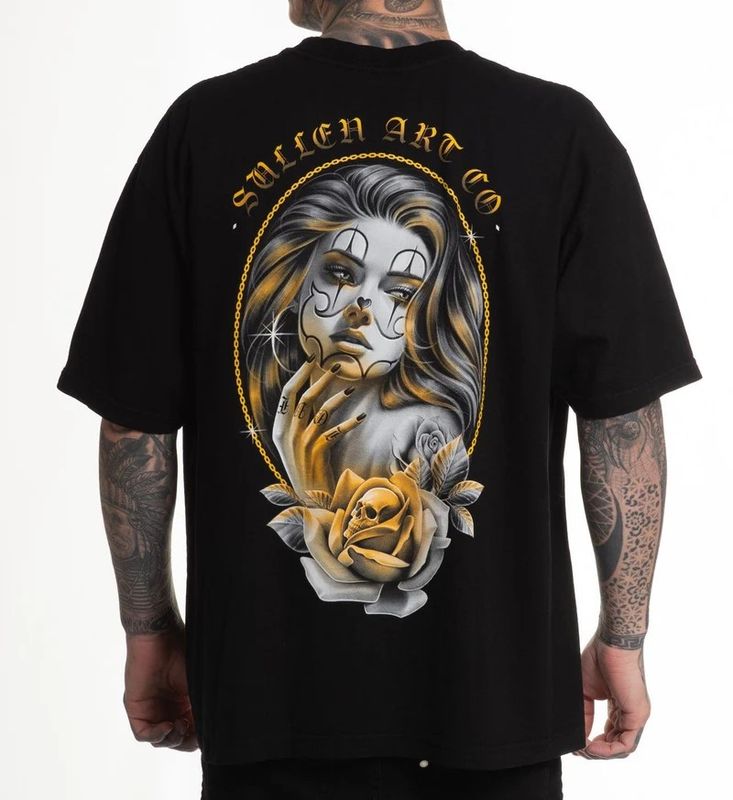 Sullen Golden Gaze S/S Tee - Jet Black