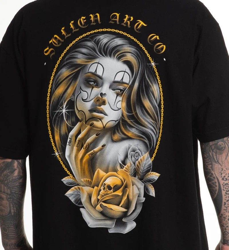 Sullen Golden Gaze S/S Tee - Jet Black, Size: S